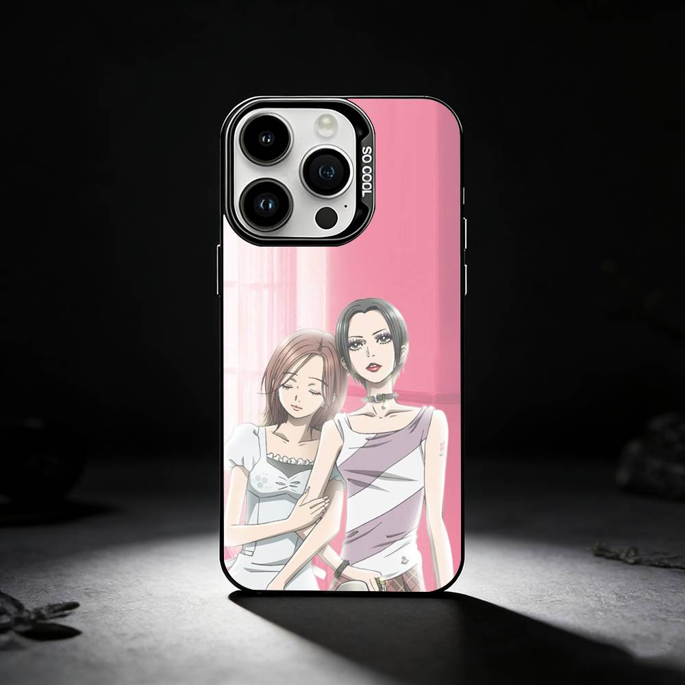 A-Аниме N-Нана Осаки Чехол для телефона Для iPhone 17,16,15,14,13,12,11 Plus,Pro Max,XS,Цветной серебряный чехол для телефона