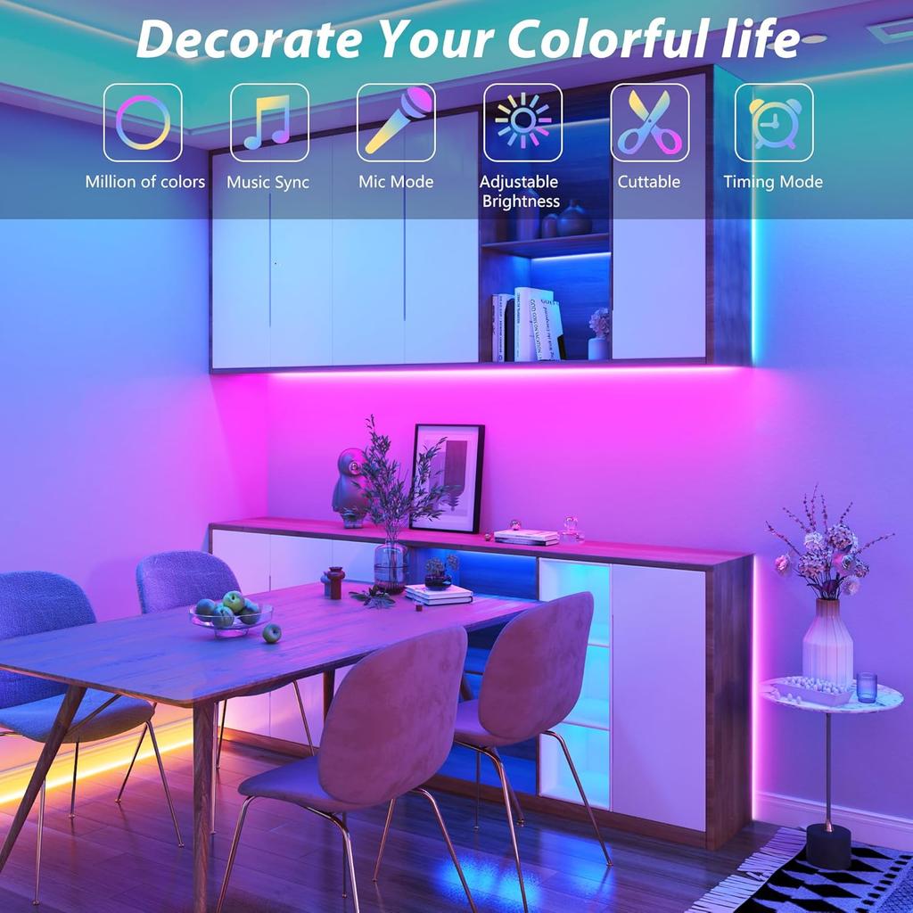 Tuya WiFi Светодиодная лента Умная жизнь USB 5050 RGB Лампа Лента Подсветка для ТВ ПК Освещение комнаты Гибкая Диодная Работает с Alexa Google
