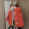 Cotton Padded Women Middle Long Korean Loose Thickened Winter Jacket New Bread