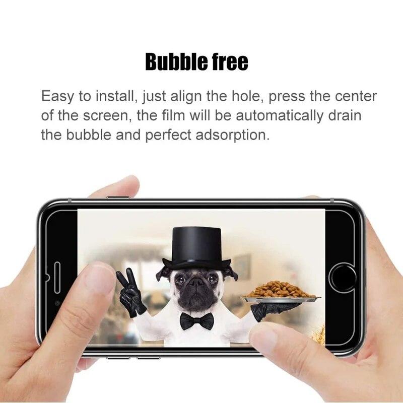 3Pcs For iPhone SE 2022 2020 Tempered Glass Screen Protector Shield For Apple iPhone 6 6S 7 8 Plus Protective Glass Film 9H
