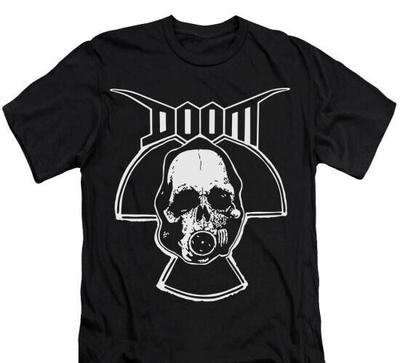 Футболка Doom, музыкальная группа, инди-рок, панк, металл, готика, унисекс.