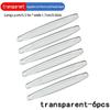 4/6 Piece Universal Front Rear Bumper Corner Protector Guard Car Anti-collision Protection Decoration Strip Car Accessories