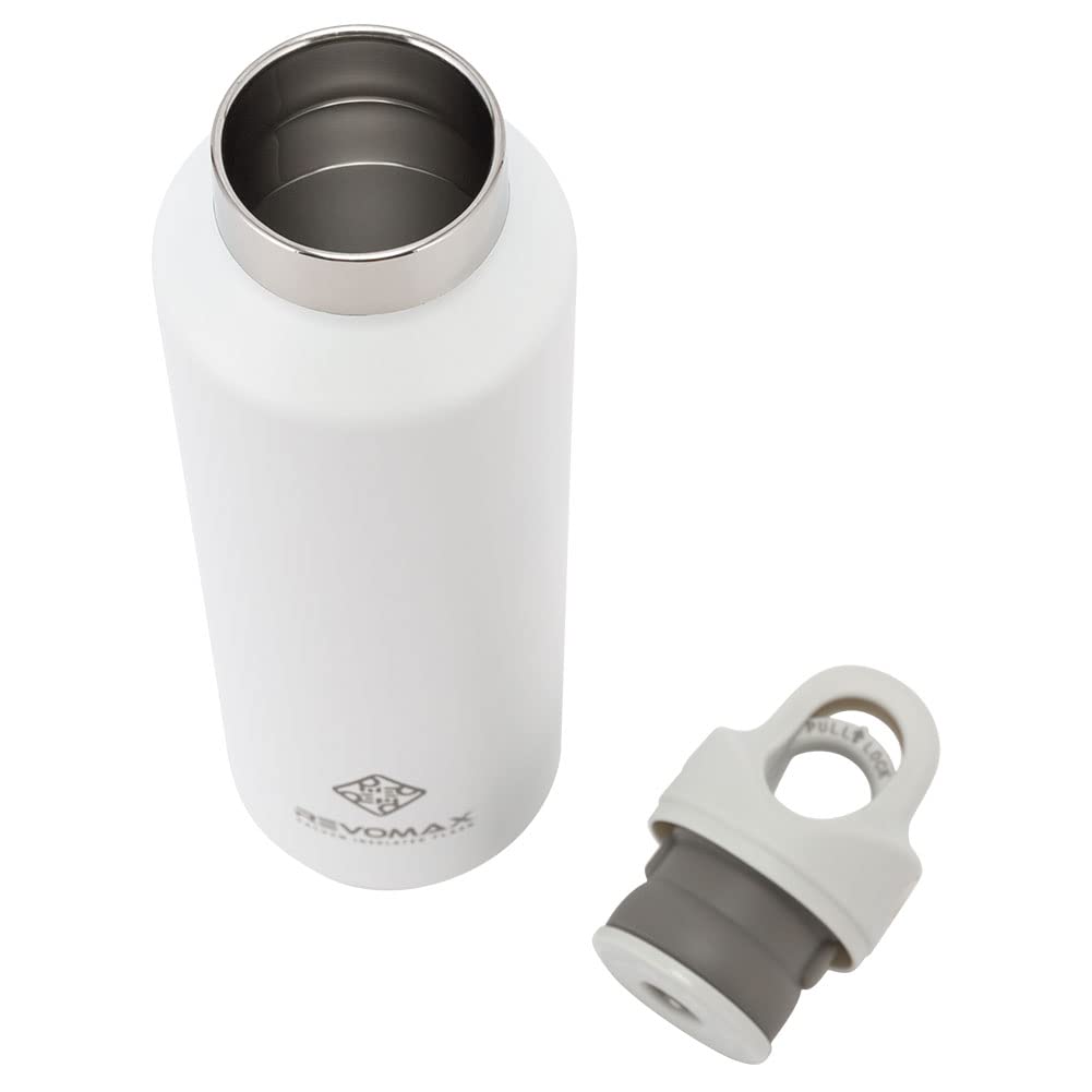 Бутылка для воды REVOMAX, кружка, бутылка 2, 592 мл, сохраняющая холод и тепло, газированная, ОК, бутылка с вакуумной изоляцией REVOMAX2 из нержавеющей стали, газированная вода