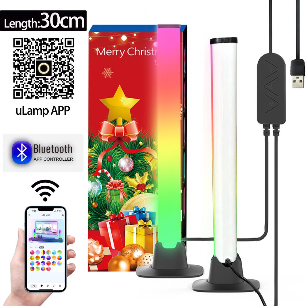 Атмосферный светильник, светодиодный Wi-Fi/Bluetooth, управление музыкой, ритм, праздничное украшение, светильник, освещение в приложении, лампа для игры, настенный настольный светильник