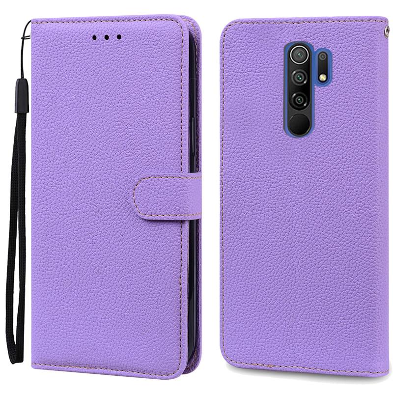 For Redmi 9 Case Soft Silicone Wallet Cover Phone Case For Xiaomi Redmi 9 Case Redmi9 Leather Flip Case Coque Fundas Shell