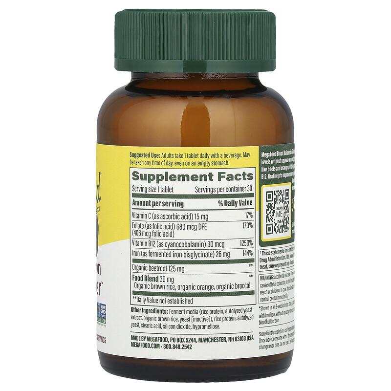 Iron Blood Builder, 30 Tablets