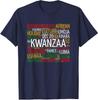 Kwanzaa Seven Principles Celebration Typography Unisex T-Shirt