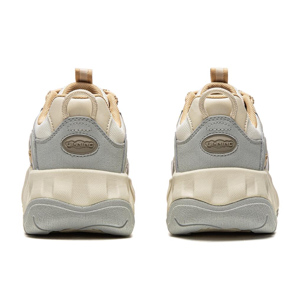 Li Ning Печенье Обувь Амортизация Скользкая Устойчивая к истиранию Дышащая Легкая Низкая Повседневная Обувь Женская AGCW028-5