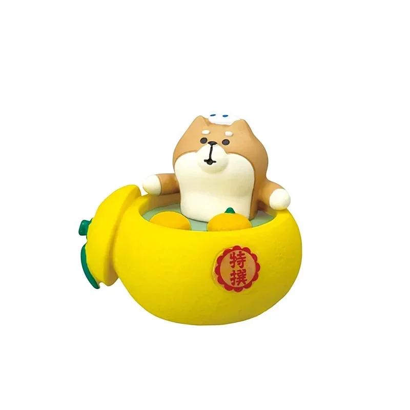 Zakka Япония Чайный домик Кот Япония Украшение Фигурки Полимерная глина Коллекционный Домашний декор Аксессуары для стола Украшение сцены Подарки