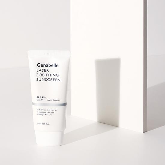 Genabelle Успокаивающий солнцезащитный крем Laser SPF 50+ PA+++ 70 мл