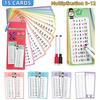1 Set Math Flash Cards with 2 Pens Addition Subtraction Multiplication Division
