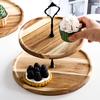 Durable Round Edges Space-saving Wooden Sandwich Bread Cupcake Stand for Wedding Cake Stand