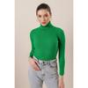 Turtleneck Lycra Acrylic Knitwear Sweater