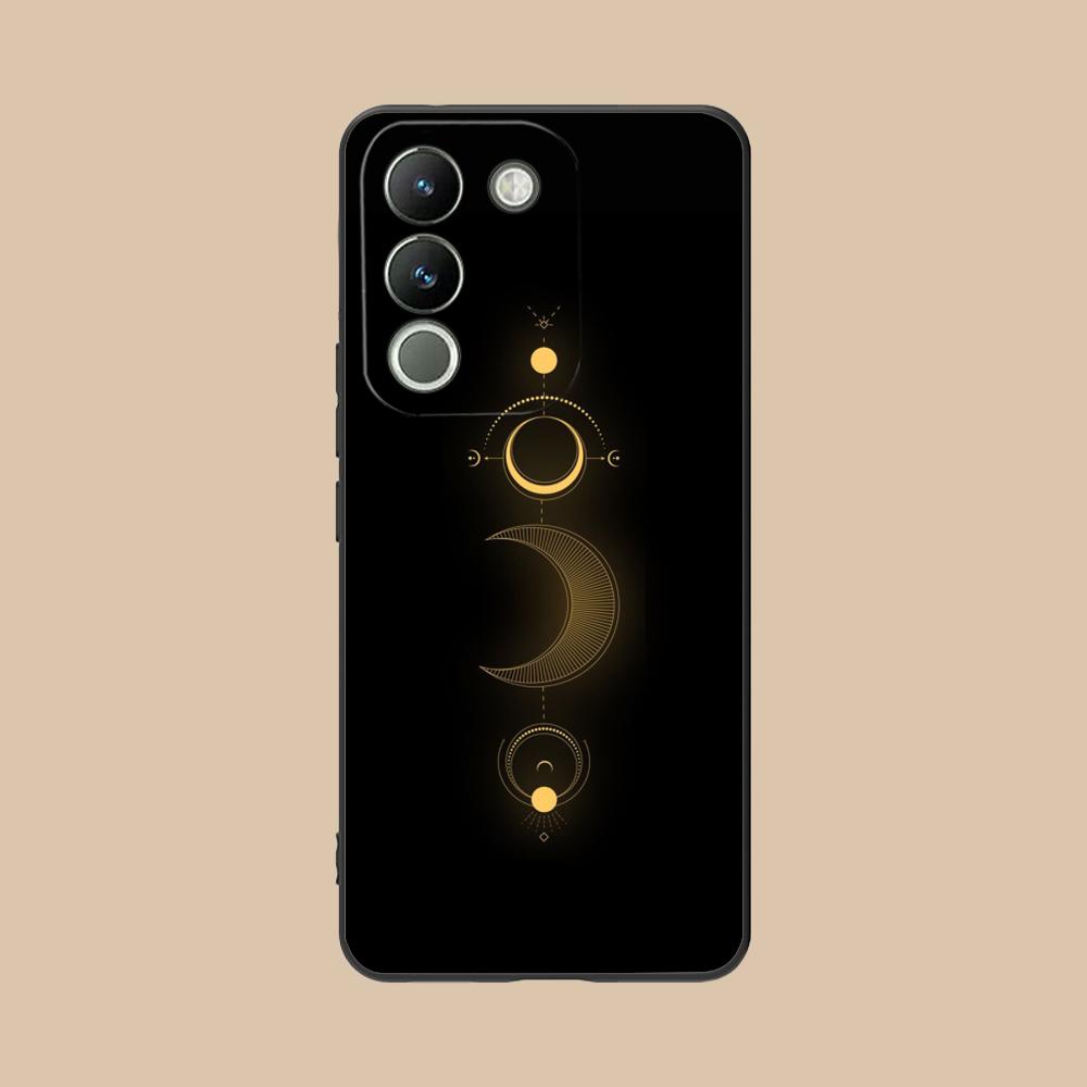 Чехол для мобильного телефона 'Солнце Луна' для VIVO Y77 76 75 74 73 72 58 56 55 51 50 38 36 Y19 Y18 Y03 Y01 5G Цветной печатный чехол