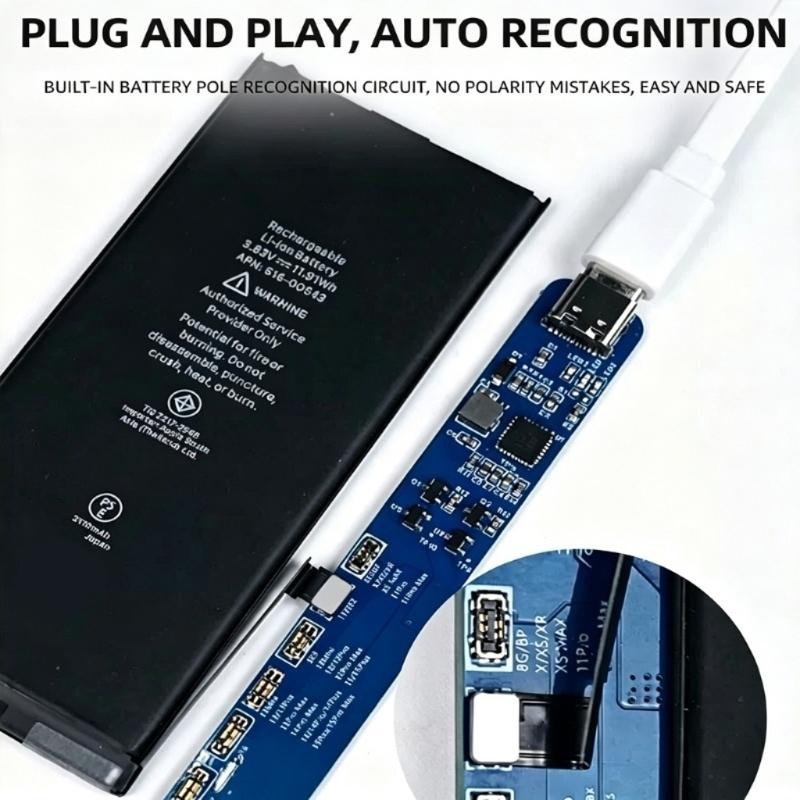 903SE Charging Activation Board with USB Input and 6 Arranged Connections for Battery Maintenance and Repair Tasks