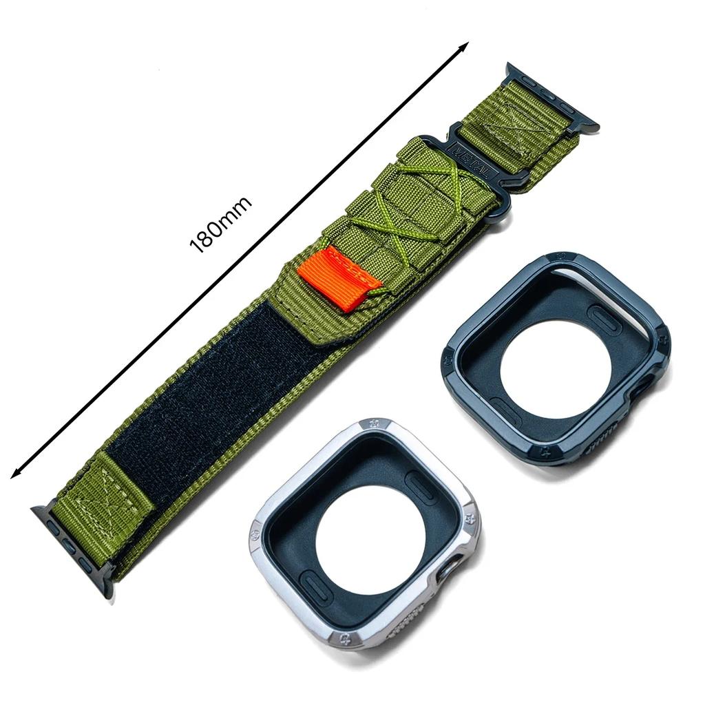 Ремешок+Корпус для Apple Watch 45мм 49мм 44мм 41мм 40мм Браслет ТПУ для Iwatch Ultra 7 8 6 5 4 Наручный ремешок Спортивный ремешок Аксессуары