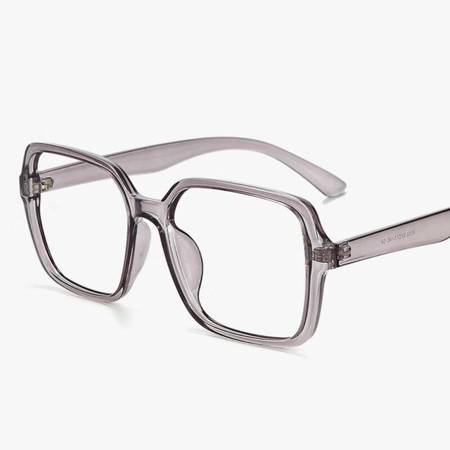 Очки для близорукости в большой оправе, многоугольные, готовые для женщин и мужчин, Tr90, люнеты для близорукости с антисиним светом, по рецепту 0 -0,5 -0,75 -1,0 до -4,0