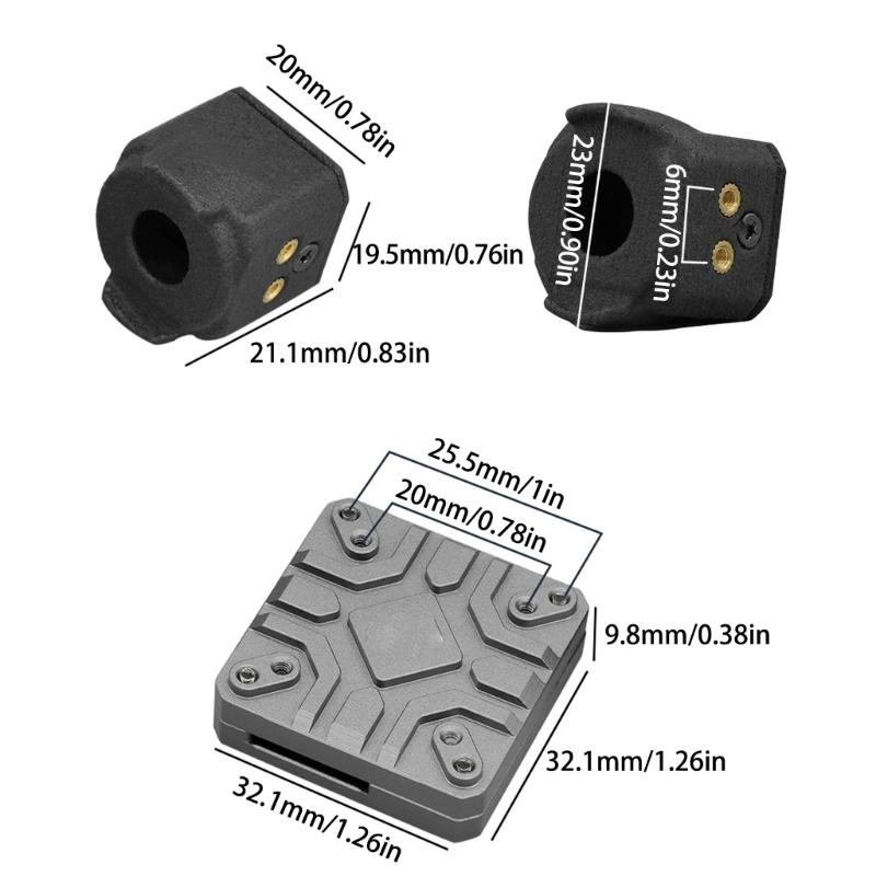 Aluminum Alloy Heat Dissipation Housing Case For O4 Air Unit Lens Cover Video Transmission Heat Sink Lightweighted