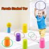 Children Throw Circle Game Ferrule Stacked Toys Fun Indoor Outdoor Parent-Child Interactive Circle Layers Early Education Gift