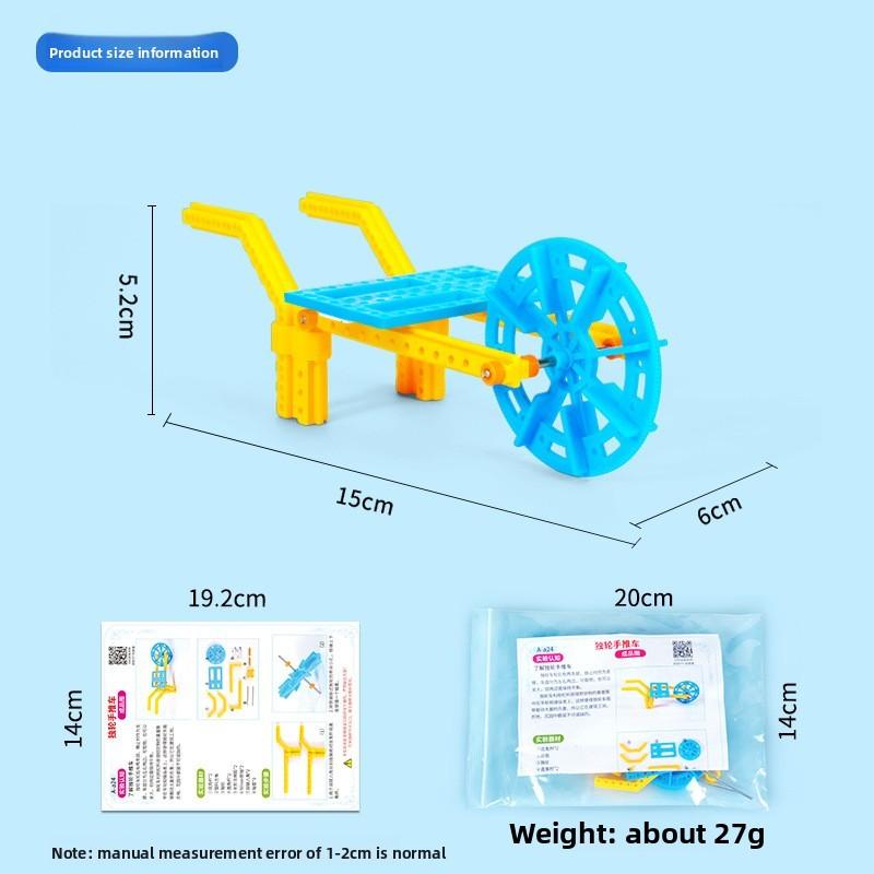 Self Made Unicycle Model Assembly Material Set Children Puzzle Toy For Kids Learning And Handson Fun