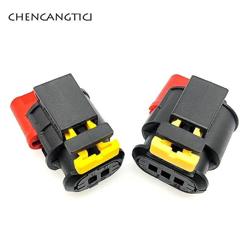 1 Set 2/3 Pin Tyco Auto Wire Harness Connector Sealed Sensor Fuel Injector Ignition Coil Socket Plug 284426-1 284425-1