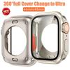 Сменить на Ультра 360 Полный Защитный Чехол для Apple Watch 45мм 44мм Защитное Стекло для Экрана для IWatch Серии 11 10 876 SE