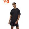 Y-3 Футболка с коротким рукавом Run Knit, мужские топы, черная IW9993