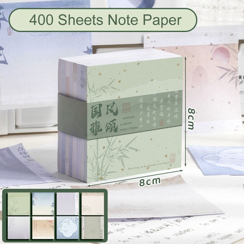 400 листов нелипкой бумаги для заметок Capybara Kawaii Memo Notepad Letterpad Memo Reminder Paper Gift