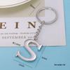 Custom English Alphabet Keychain: Personalized Letter Pendant Gift