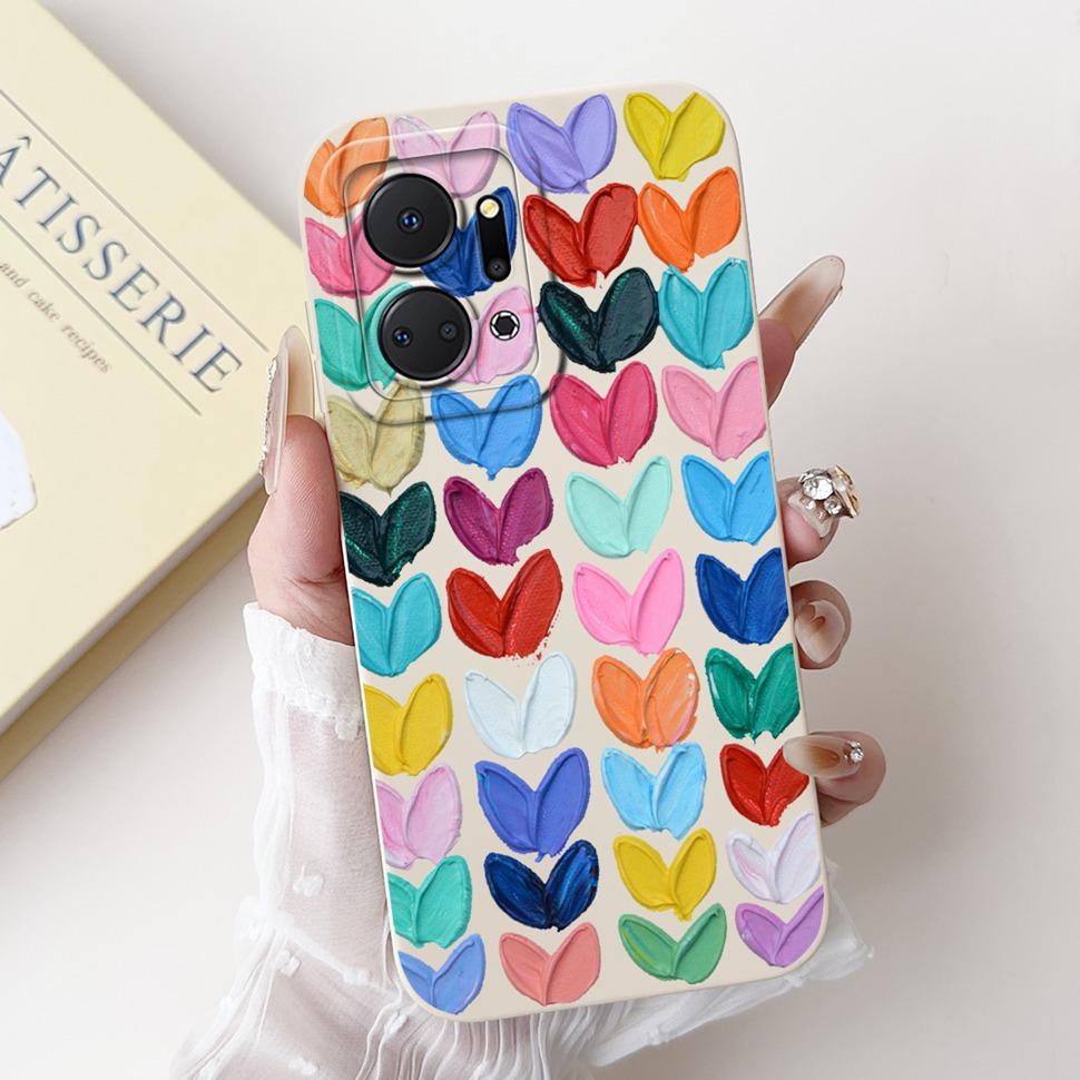 Роскошный painted чехол для Honor X7a 4G Case 2023 Силиконовый мягкий Fundas Чехол для телефона для Honor X7A X 7a HonorX7a Coque Capa