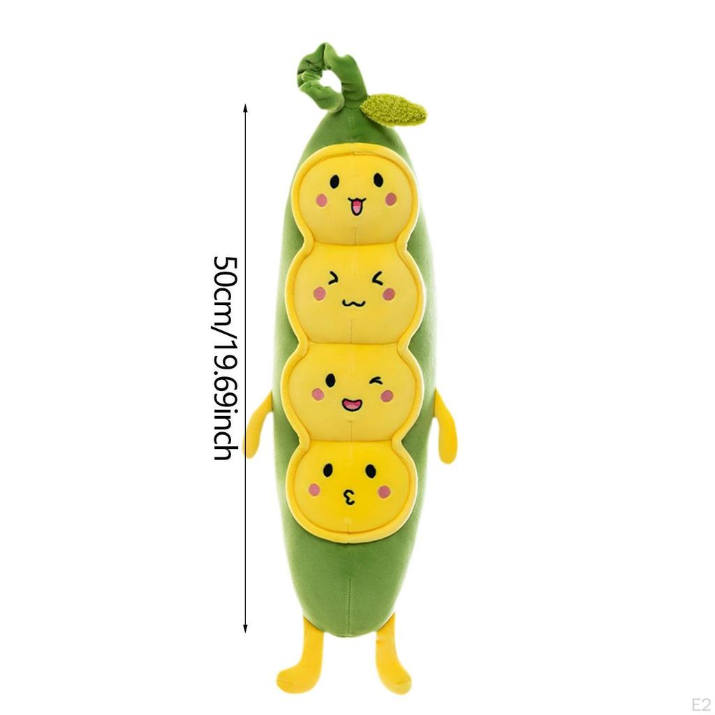 Коллекционная плюшевая игрушка-кукла «Горошина», подушка длиной 50 см для детской комнаты