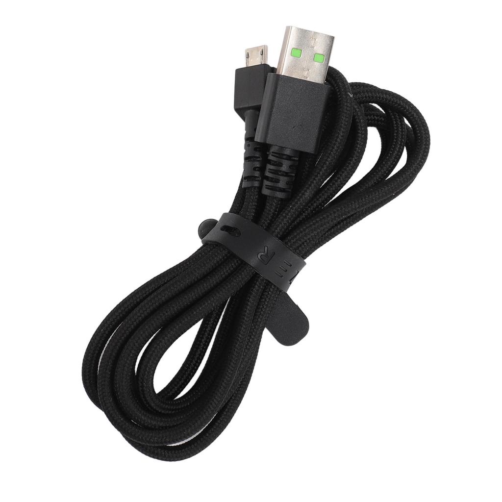 Зарядный кабель для мыши Naga Pro Micro USB длиной 5,9 фута износостойкий нейлоновый металлический зарядный шнур для мыши для