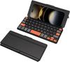 Foldable Bluetooth Keyboard with Stand and Case, JOMAA,Black, Compatible with iOS, Android, Windows