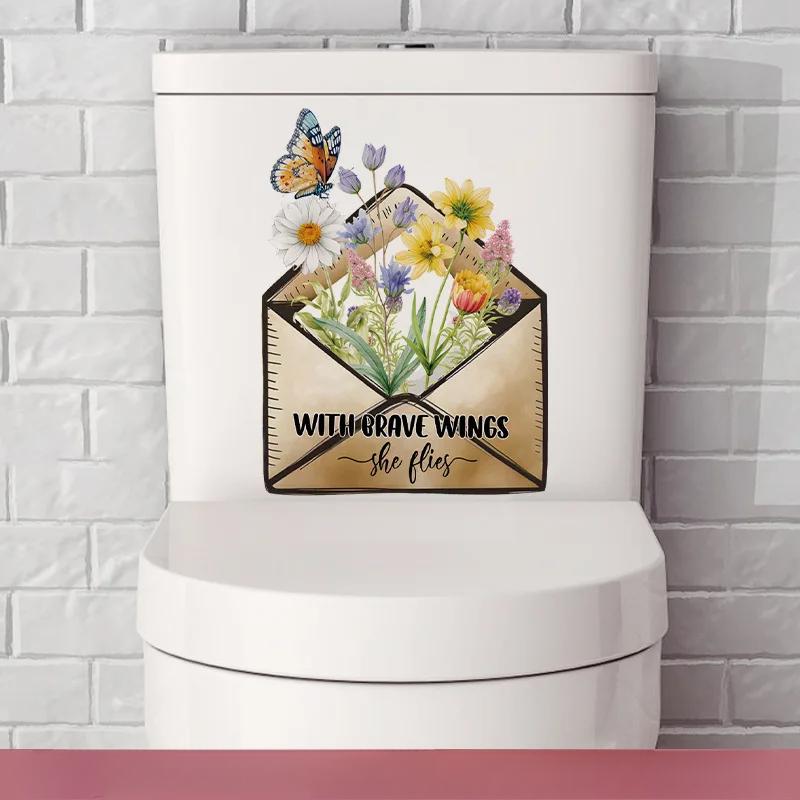 1 шт. красочная бабочка теплая спальня окно наклейка фон настенное украшение ванная комната плитка туалет украшение наклейка плакаты