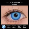 FUNSACHY Cosplay Black White Contact Lenses for Eyes 1Pair Colored Anime Lens Eye Makeup Pupil Halloween Women Men's Accessories