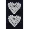 Iron-on Transfer Lace 2 Hearts 4cm