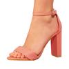 Womens/Ladies Skye PU Strappy Buckle Block Heel Sandals