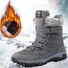 Unisex Boots Waterproof Outdoor Snow Boots Warm and Velvet Women's High -top Winter Boot