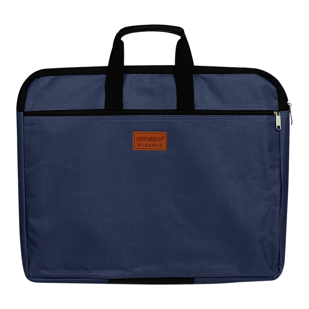 Business Documents A4 Size Waterproof Big Capacity Handbag File Folder Double Layers Files Bag