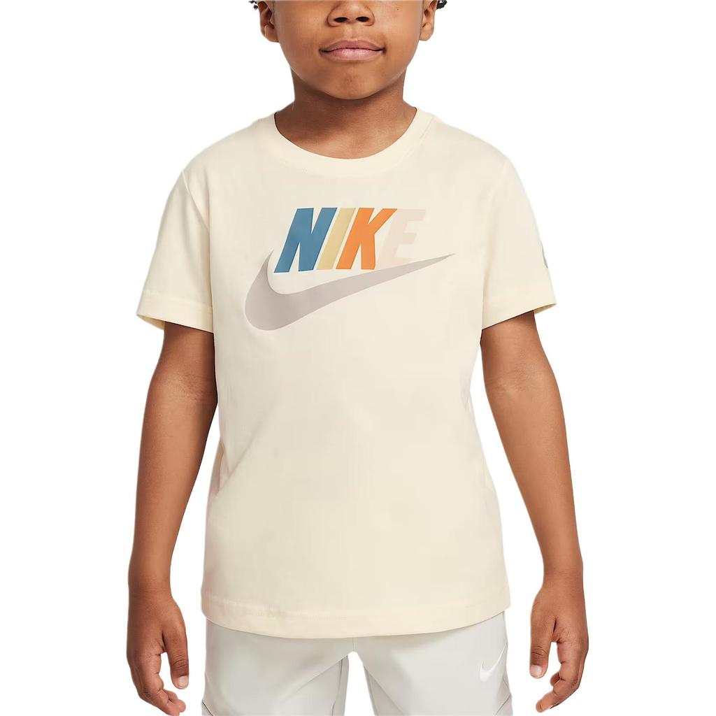 Nike Футболка с логотипом, мягкая, удобная, с коротким рукавом, детские топы DX7633-113