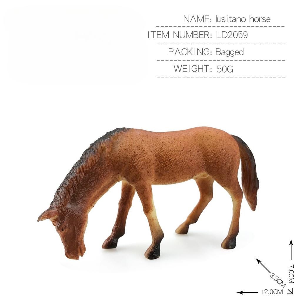Имитация животных Модели лошадей Жеребята Скакуны Черные лошади Тысячемильные лошади Дикие лошади Детские познавательные игрушки Украшения в виде моделей животных