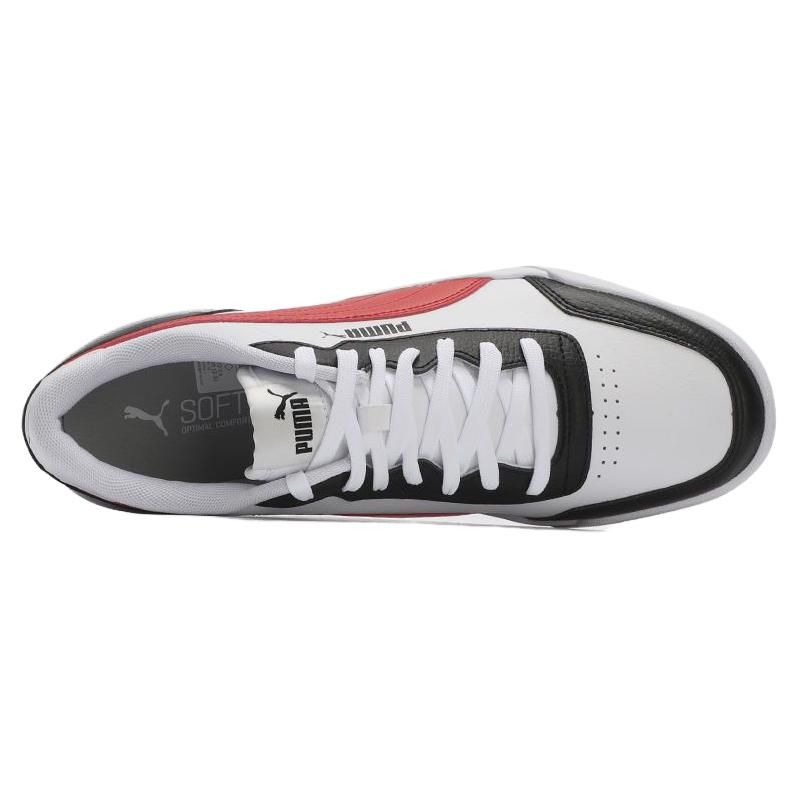 Puma Кроссовки унисекс Caracal White Poppy Red Черные 369863-24