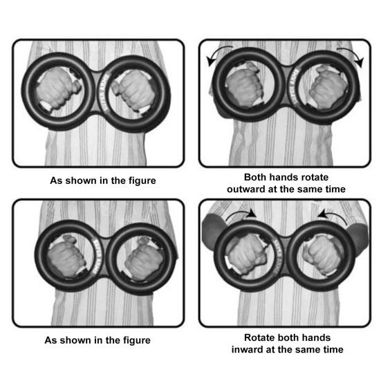 Тренажер для силы запястья 8-образный тренажер для захвата рук Многофункциональный тренажер для тренировки мышц рук Силовая реабилитационная ручка Упражнение для запястья Сила рук