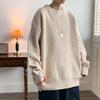 Мужской модный утолщенный свитер в корейско-японском стиле на осень/зиму - Свободный крой, в стиле Ins Hong Kong, ленивая куртка