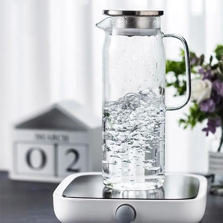 Borosilicate Glass Stove-top Kettle Large Capacity Teapot Heat Resistant Borosilicate For Tea Juice Water 1200ml 1600ml