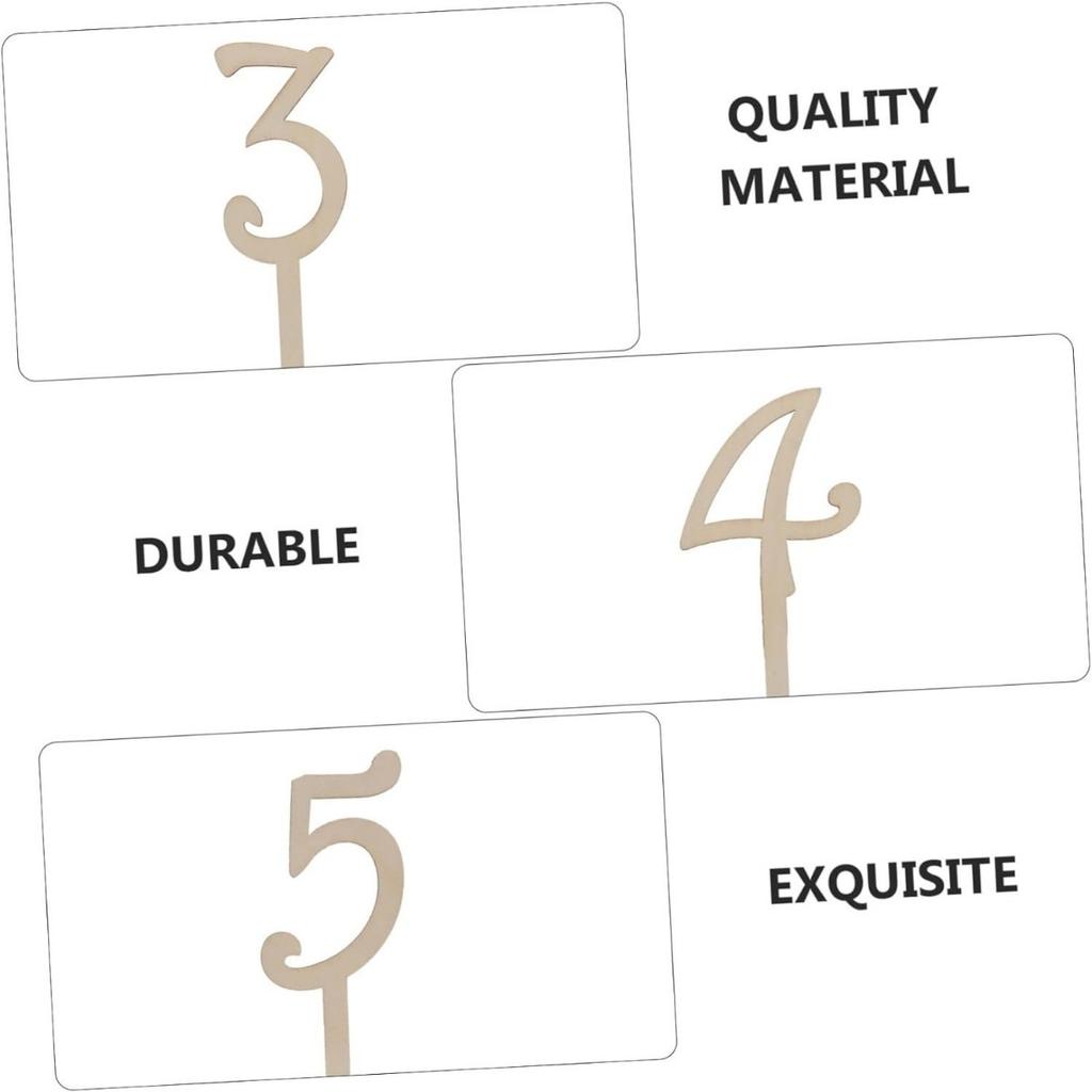 10 шт. Номеров столов Деревянные номера столов для свадебных приемов Подставки Номера мест с держателем База для свадебного банкета