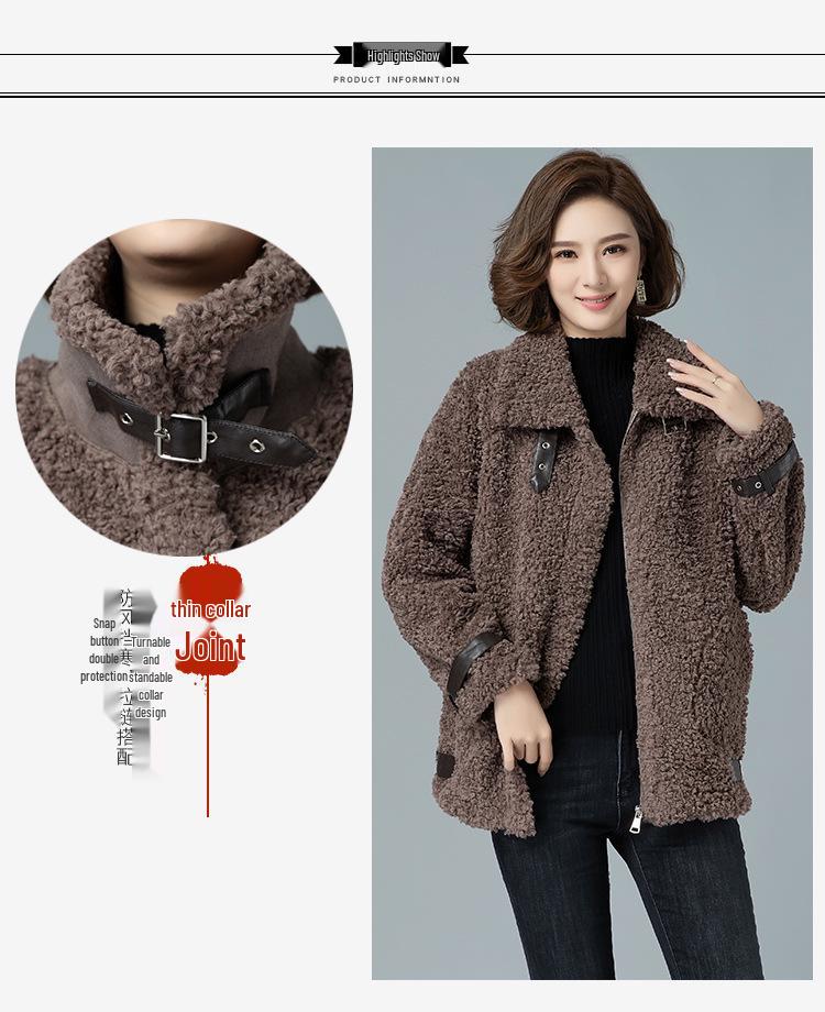 Стильная женская дубленка 2024 года - Универсальная куртка из овчины для осени и зимы