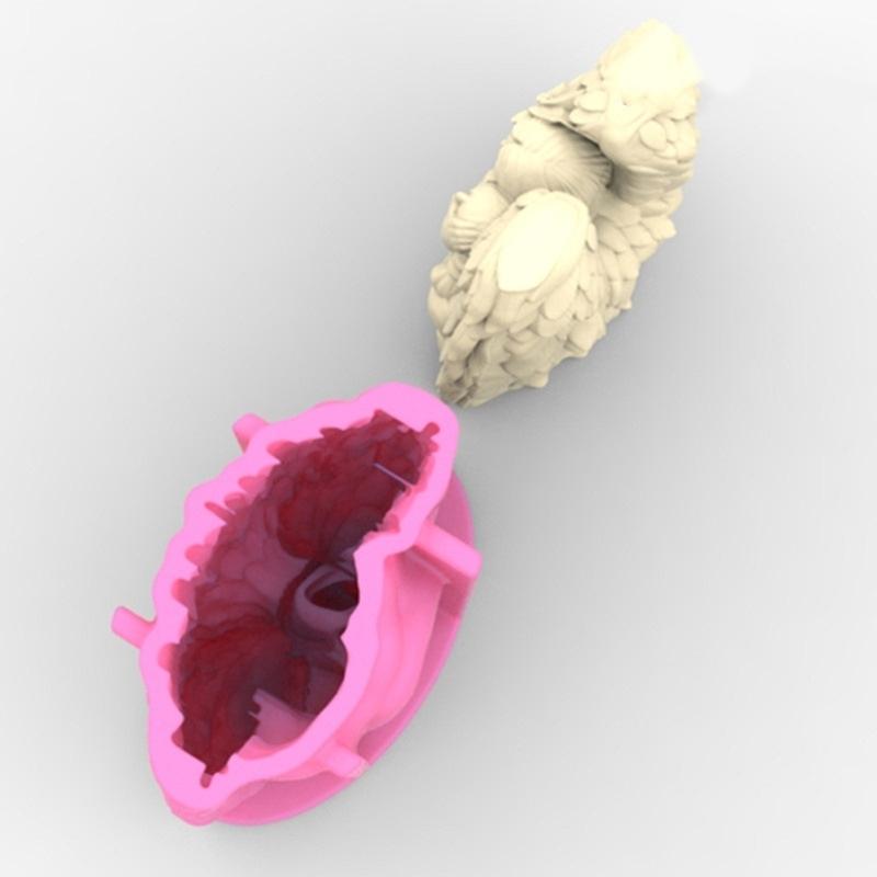 Angel Silicone Mold Scented Candle Mold Table Ornament Tool Plasters Resin Craft Making Supplies Easy To Clean