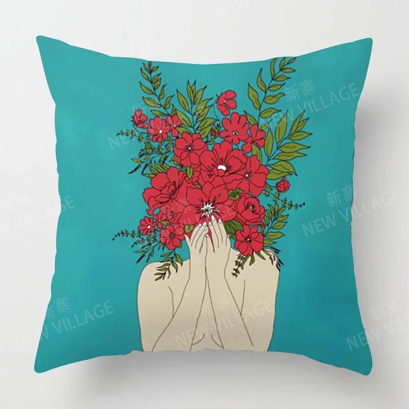 Скандинавский Осенний Домашний Декор Осеннее Украшение Наволочка для Подушки Диванная Наволочка Современная Гостиная