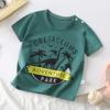 2025 Children's Pure Cotton Cartoon Short-Sleeve T-Shirts for Boys & Girls - Korean Style Summer Tops